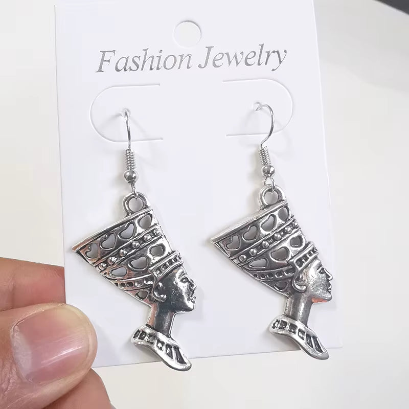 Egyptian Drop Dangle Earrings