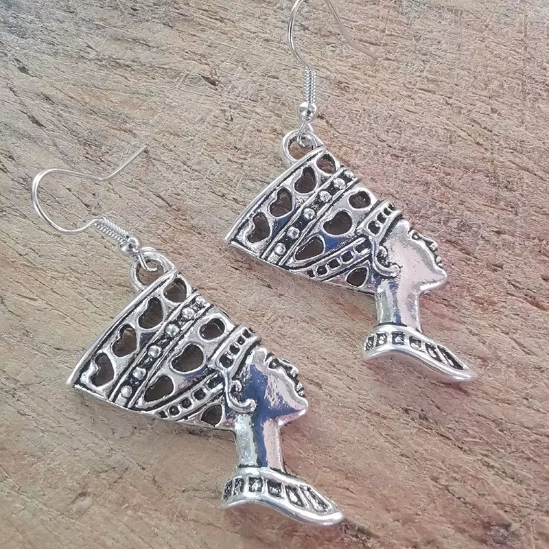 Egyptian Drop Dangle Earrings 