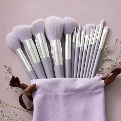 Axon The Luxe Choice: Elite 12-Piece Professional Makeup Brush Set ? High-Definition Synthetic Bristles &amp; Travel Case