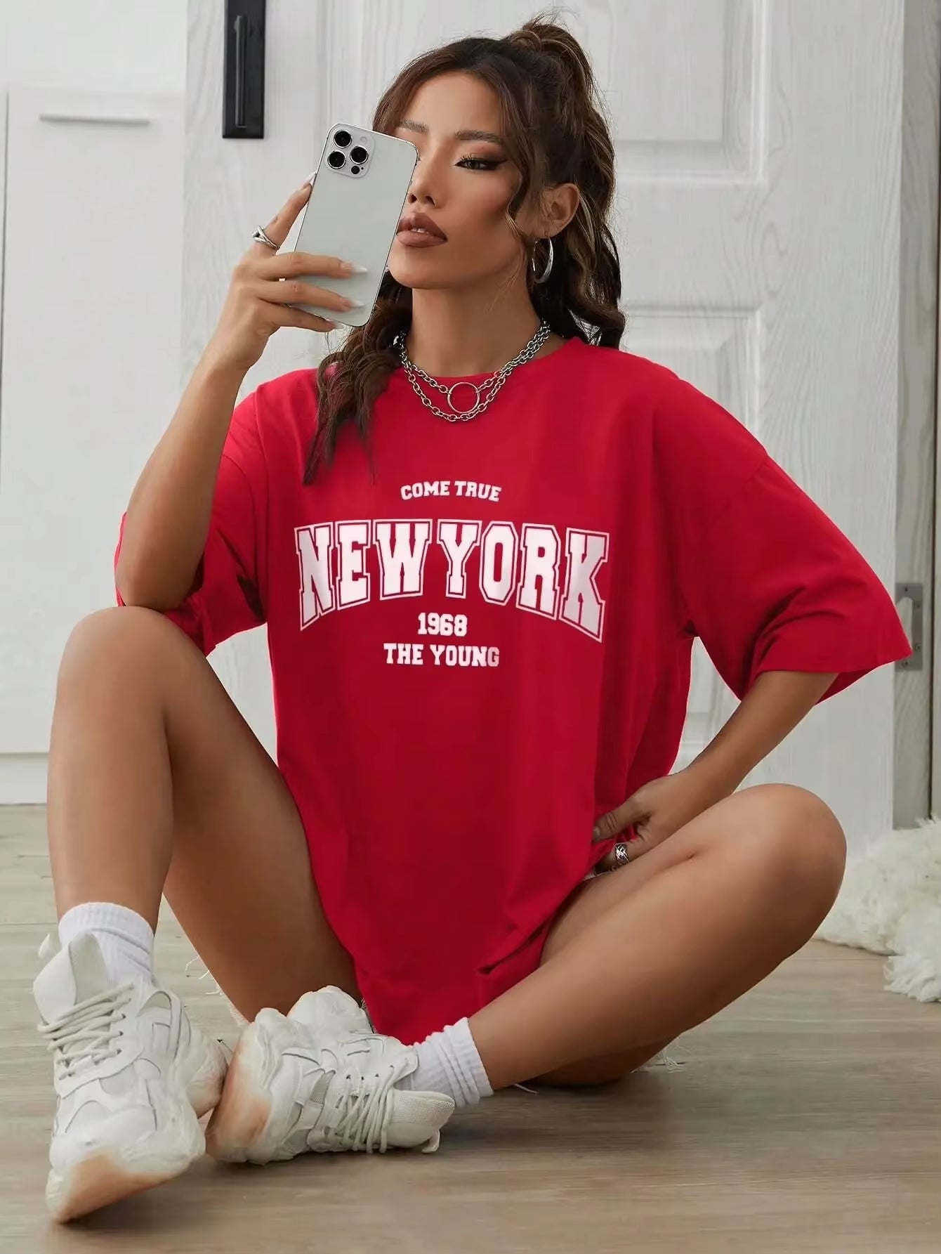 Axon Oversized "New York 1968" Graphic Tee