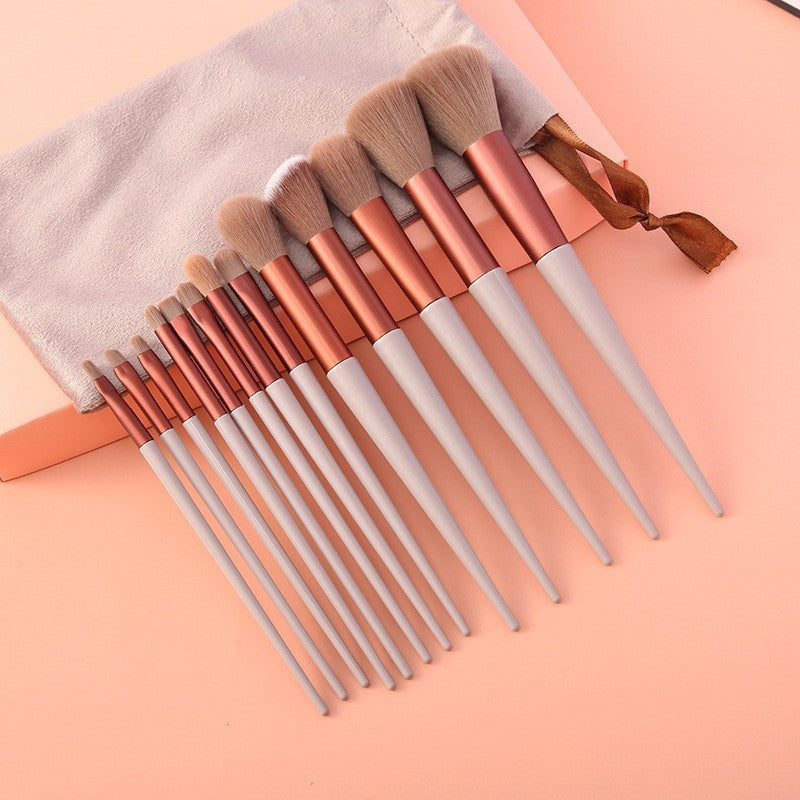 Axon The Luxe Choice: Elite 12-Piece Professional Makeup Brush Set ? High-Definition Synthetic Bristles &amp; Travel Case